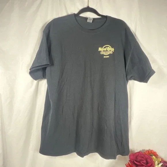 T-shirt Hard Rock Hotel Casino BILOXI XL Black "Time To Play", Guitar, - Picture 5 of 12